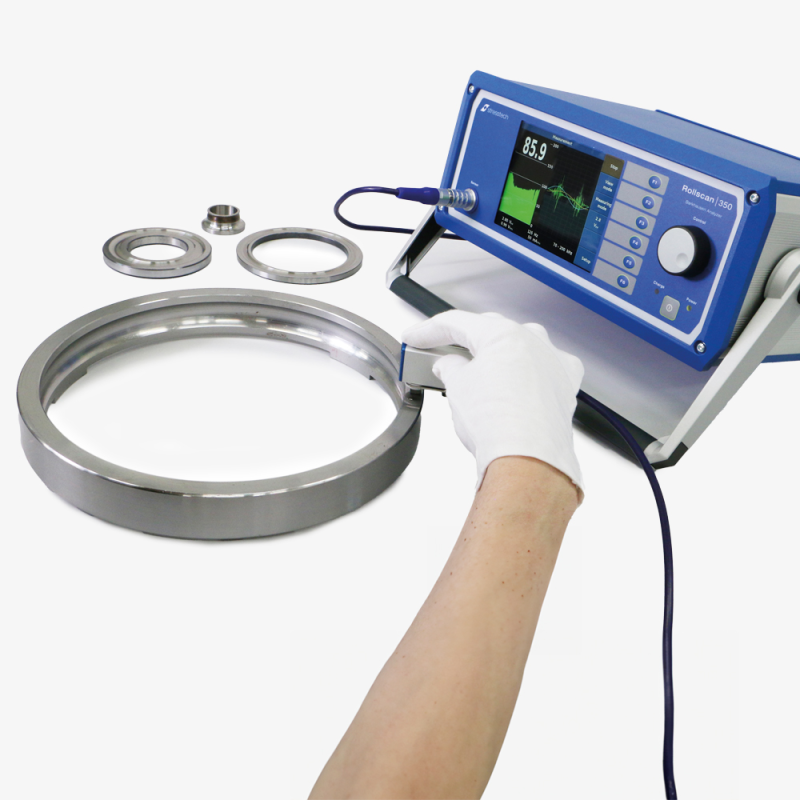 Аналізатор шумів Баркгаузена Rollscan 350, Stresstech, рис. 1