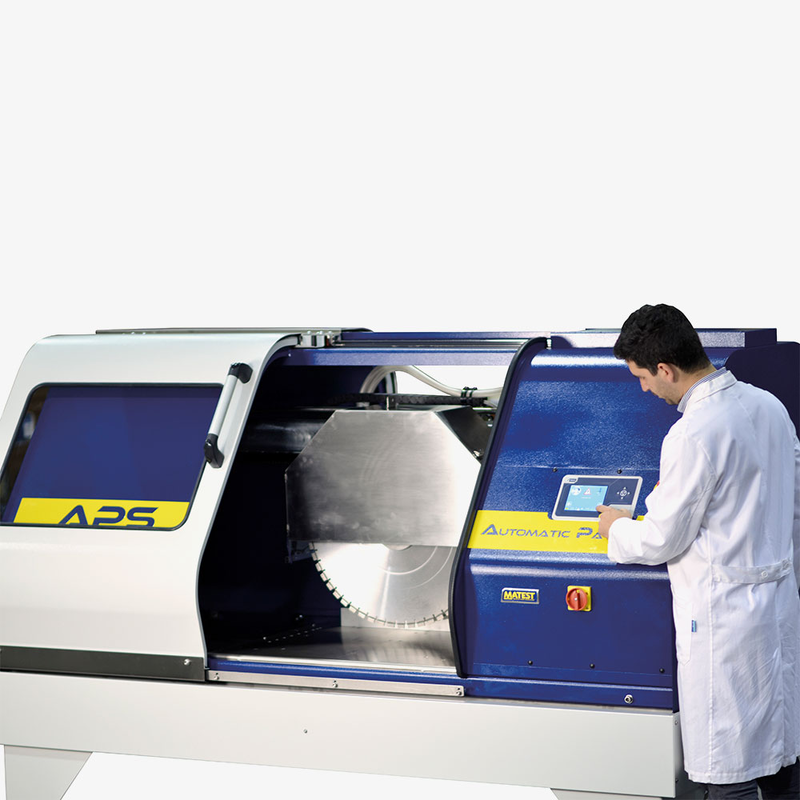 B040 Автоматична установка для різання зразків асфальту з двома дисками для паралельних зрізів поверхонь APS, рис. 1