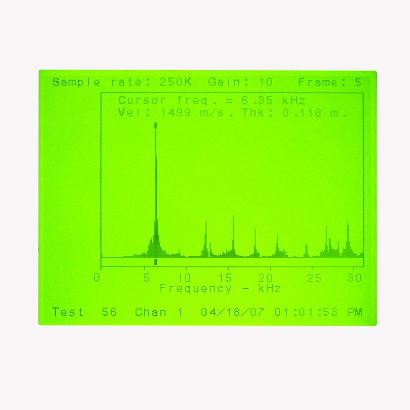 Emodumeter: Система для вимірювання довговічності бетону та резонансної частоти матеріалів, рис. 4