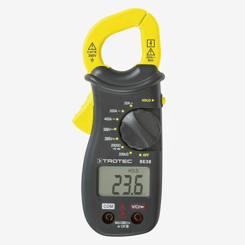 BE38 Струмовимірювальні кліщі, вимірювання змінного струму без розриву ланцюга , рис. 0