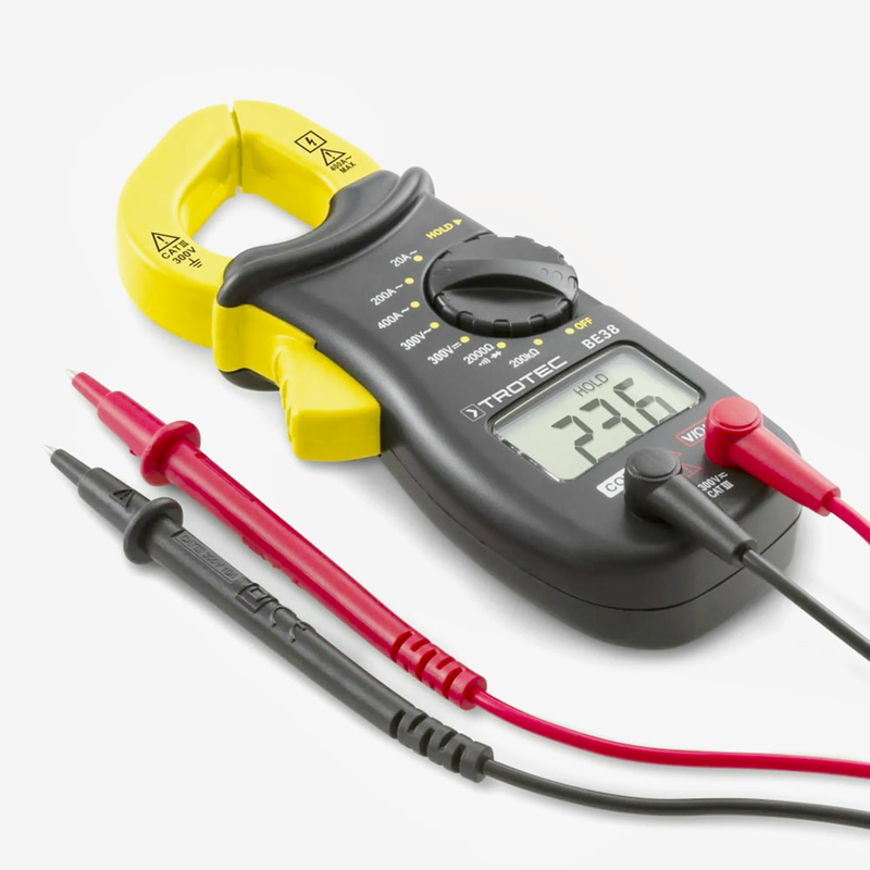 BE38 Струмовимірювальні кліщі, вимірювання змінного струму без розриву ланцюга , рис. 1