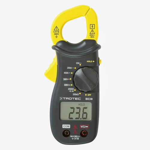 BE38 Струмовимірювальні кліщі, вимірювання змінного струму без розриву ланцюга 