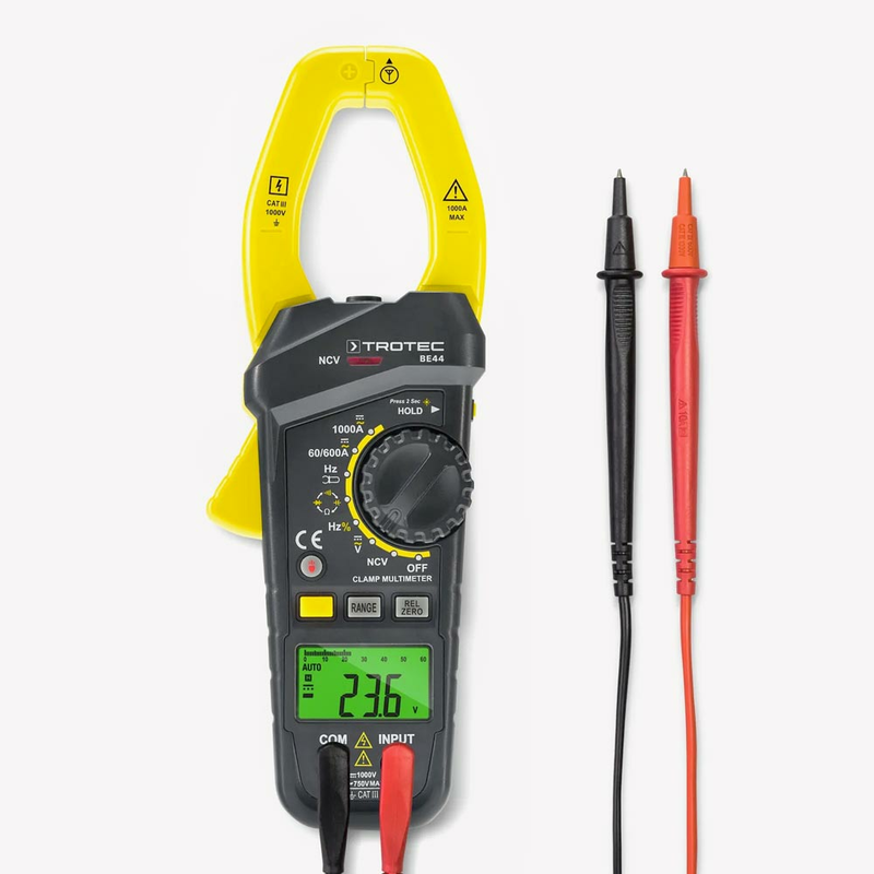 BE44 Струмовимірювальні кліщі, вимірювання постійного та змінного струму об'єднані , рис. 0