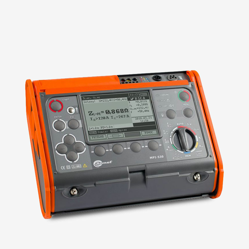 MPI-530-ITUA – вимірювач параметрів електробезпеки електроустановок, рис. 0